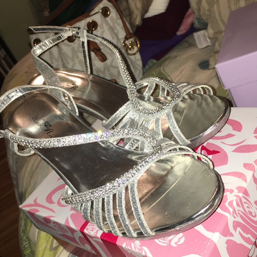 Silver heels